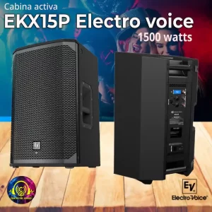 cabina activa ekx15p electro voice 1500watt