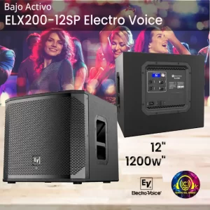 bajo activo elx200 12sp electro voice 1200w