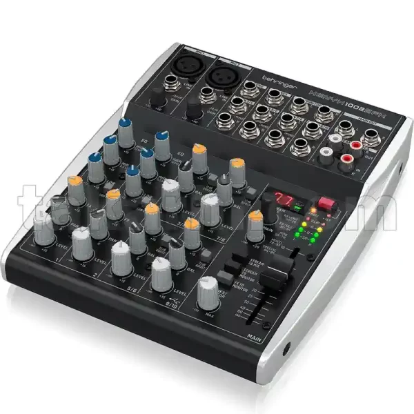 behringer xenyx 1002sfx mezclador analógico de 10 entradas