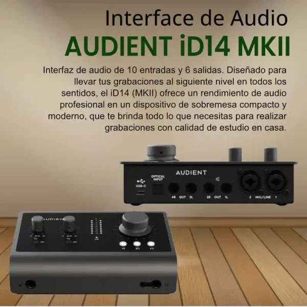 interfaz de audio audient id14 mkii
