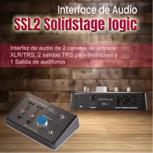 interfaz de audio ssl2 solidstage logic