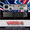 v600:4 amplificador de potencia multicanal