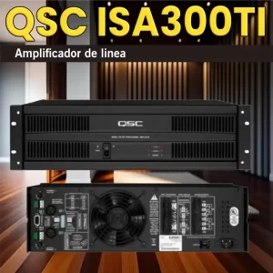 amplificador de linea qsc isa300ti