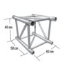 f44050p cosmic truss tramo cuadrado 50 cm