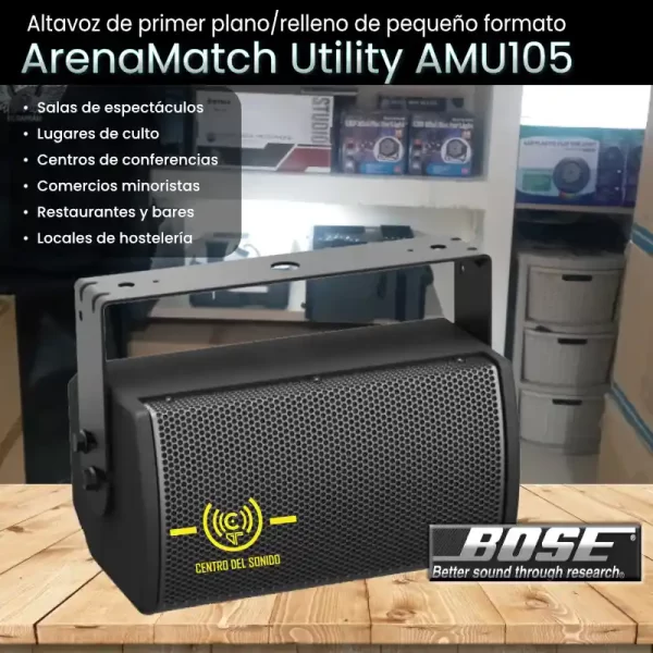 altavoz de primer plano/relleno de pequeño formato arenamatch utility amu105