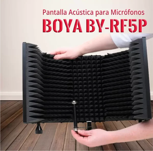 pantalla acústica para micrófonos boya by rf5p