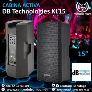 altavoz activo de 2 vías db technologies kl 15