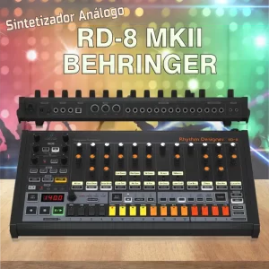 sintetizador análogo rd 8 mkii behringer