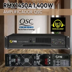 amplificador qsc rmx1450a 1,400w