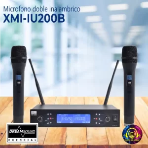 microfono doble inalambrico xmi iu200b