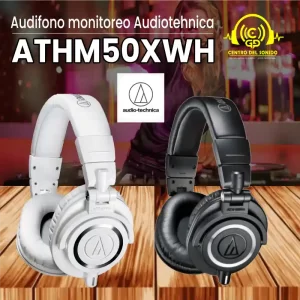 audifono monitoreo audiotehnica athm50xwh