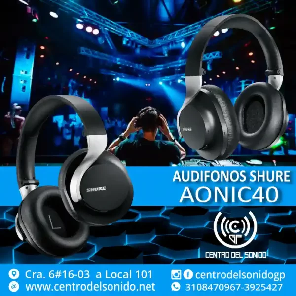 audifono shure aonic40