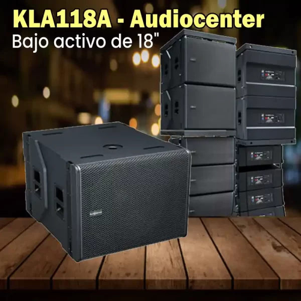 bajo activo de 18" kla118a