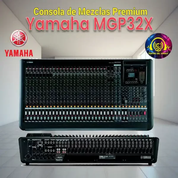 consola de mezclas premium yamaha mgp32x