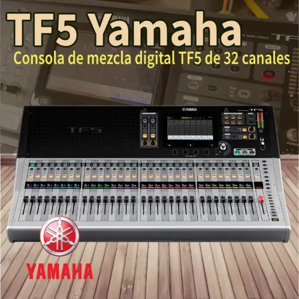 consola de mezcla digital tf5 de 32 canales tf5 yamaha