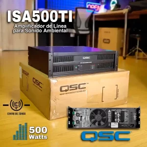 amplificador de linea qsc isa500ti