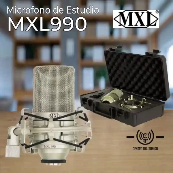 micrófono de estudio mxl990