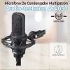 micrófono de condensador multipatrón audio technica at4050