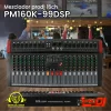 pm160k 99dsp pro dj consola análoga • 16 entradas híbridas (xlr o trs)