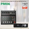 consola pro dj pm06 mezclador pro dj 6 can interfaz usb blue