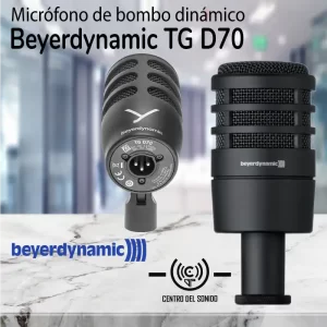 micrófono de bombo dinámico beyerdynamic tg d70