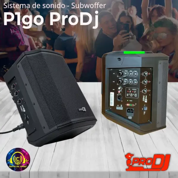 sistema de sonido p1go prodj