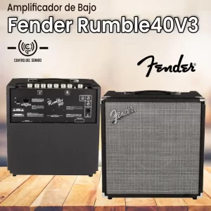 amplificador de bajo fender rumble40v3