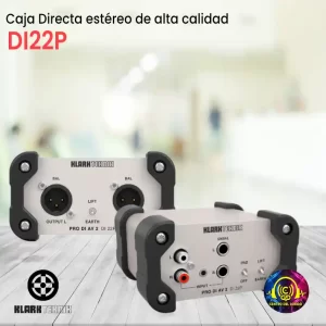 caja directa estéreo de alta calidad di22p behinger