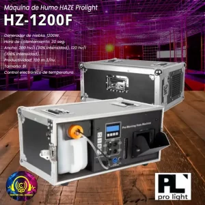 hz 1200f máquina de humo haze prolight