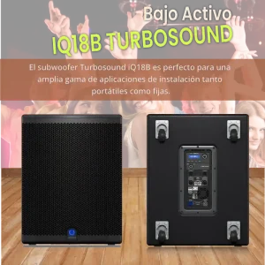 bajo activo iq18b turbosound