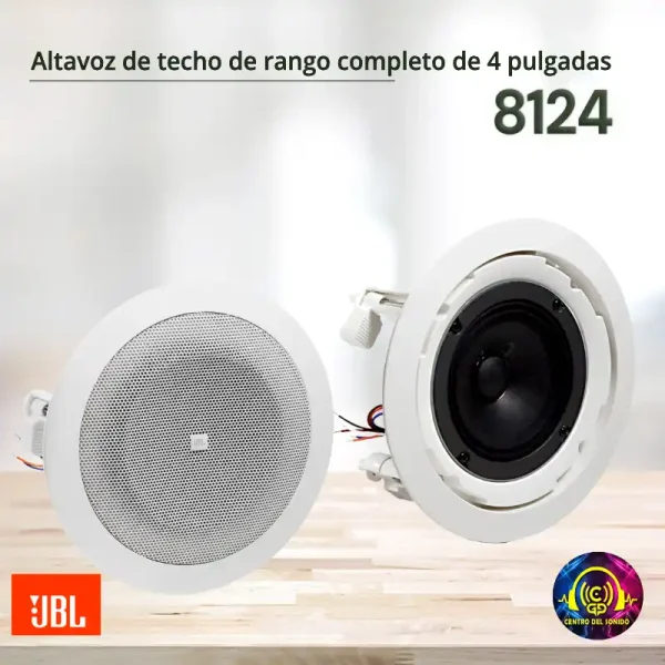 altavoz de techo de rango completo de 4 pulgadas 8124