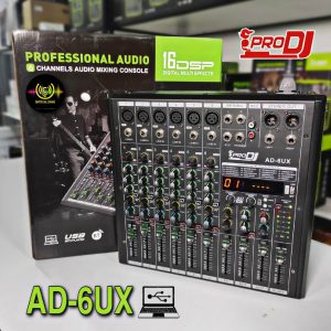 ad 6ux mixer análogo con bluetooth prodj