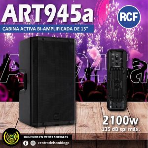 cabina activa rcf art945a 2100w