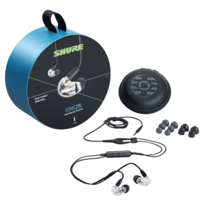 auriculares in ear shure aonic 215 true wireless se215spe b tw1