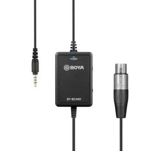 by bca60 boya adaptador de xlr hembra a trrs 3.5mm