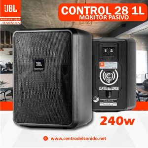 monitor pasivo jbl control 28 1l (par) 240w