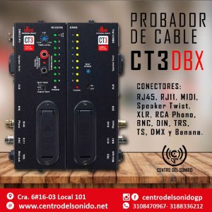 probador de cable dbx ct3