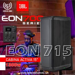 jbl eon715 cabina activa 650w bluetooth 128db (copia)