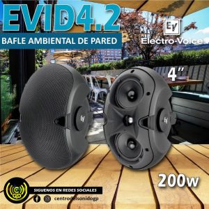 juego de parlantes evid4.2 electro voice