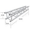 tramo cuadrado de 2 metros cosmic truss f24200