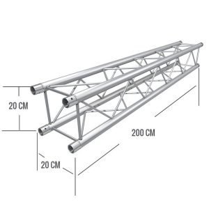 tramo cuadrado de 2 metros cosmic truss f24200