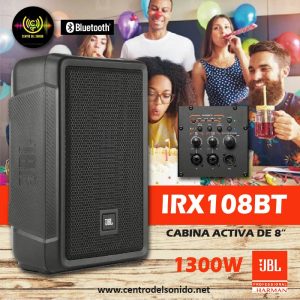 jbl irx108bt cabina activa 1300w bluetooth (copia)