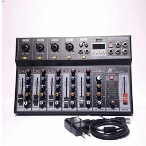 consola mixer, mezclador kt 6