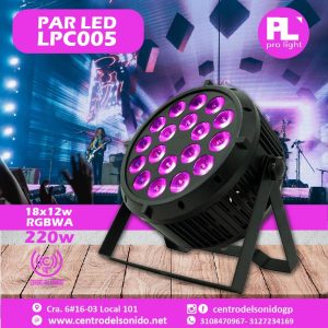 par led lpc005 pl pro light 18x12w rgbwa (copia)