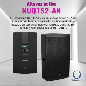 altavoz activo nuq152 an turbosound