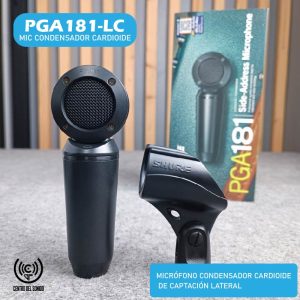 mic shure pga181 lc condensador cardioide