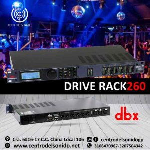 procesador de audio drive rack 260 dbx