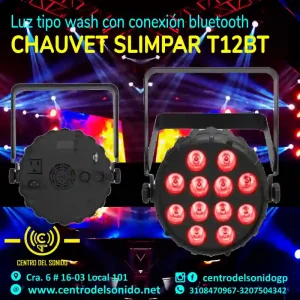 luz tipo wash con conexión bluetooth