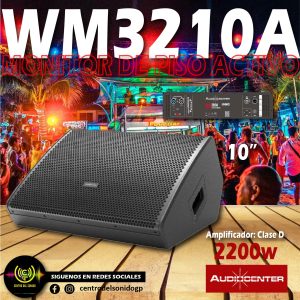 audiocenter wm3210a monitor activo controlado por dsp