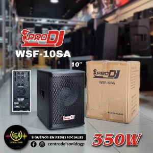 subwoofer activo de 10" wsf10sa